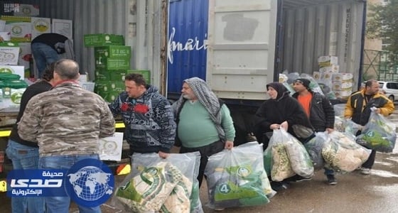 الحملة الوطنية السعودية توزع المساعدات الإغاثية والكسوة الشتوية للسوريين في لبنان