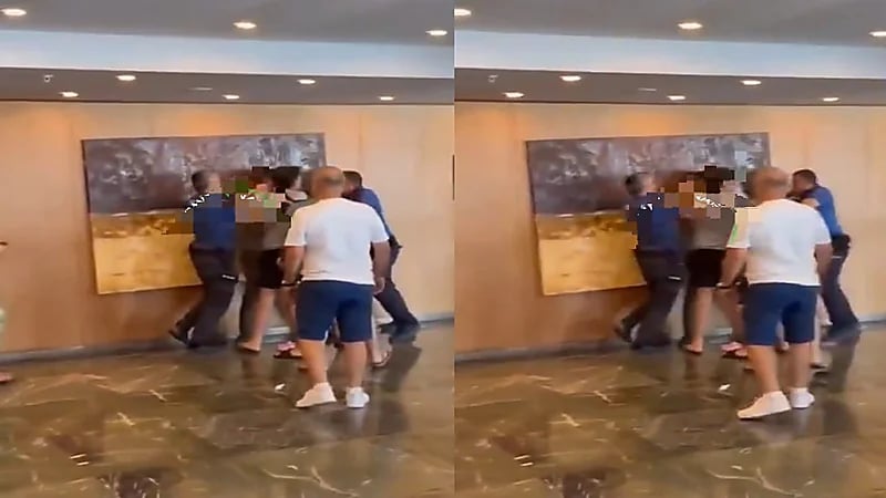 موظفون بفندق تركي شهير يعتدون على سياح عرب.. فيديو