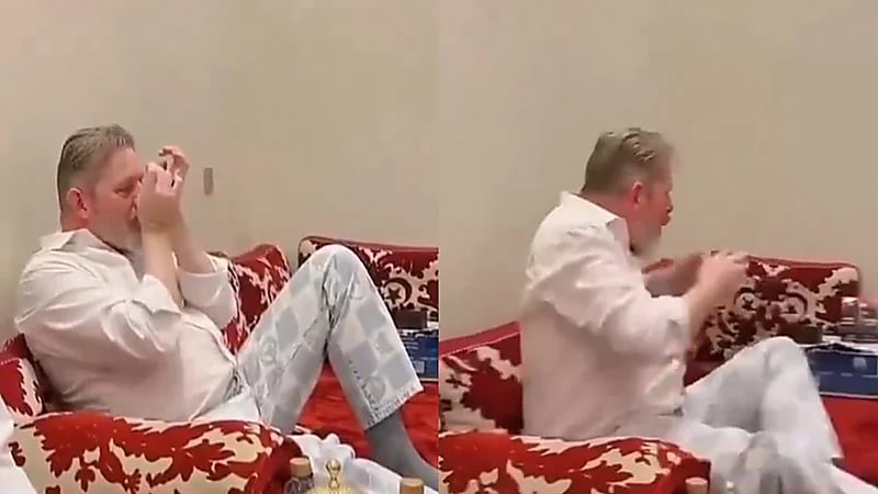 ردة فعل أمريكي بعدما شم دهن العود لأول مرة في حياته .. فيديو