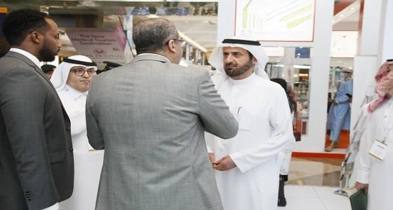 " الربيعة " يزور جناح مجموعة مستشفيات السعودي الألماني بمعرض الصحة بدبي