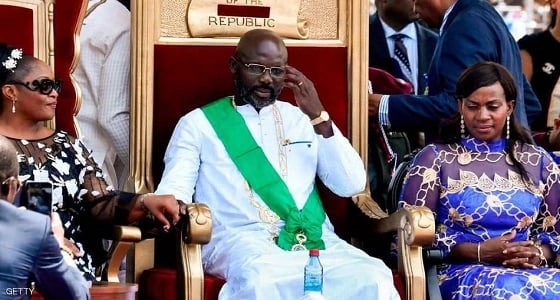 جورج ويا يؤدي اليمين كرئيسا لليبيريا ويتعهد بحملة على الفساد