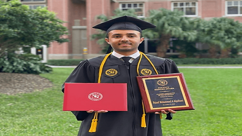 مبتعث سعودي يناصف طالباً أمريكياً جائزة علوم الطيران