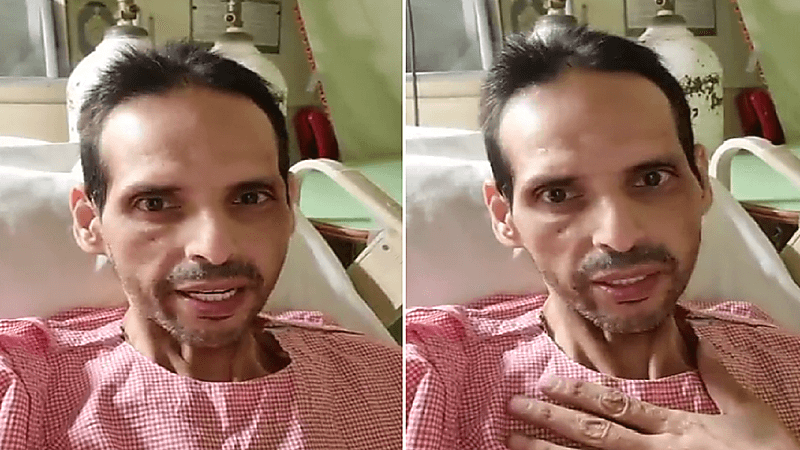 بالفيديو.. الشاعر "اللعبون" على سرير المرض ويتضرع إلى الله بأبيات شعر