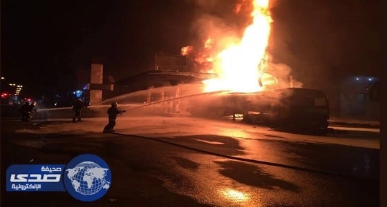 بالصور.. إمارة منطقة نجران تعلن حصيلة حادث احتراق ناقلة الوقود