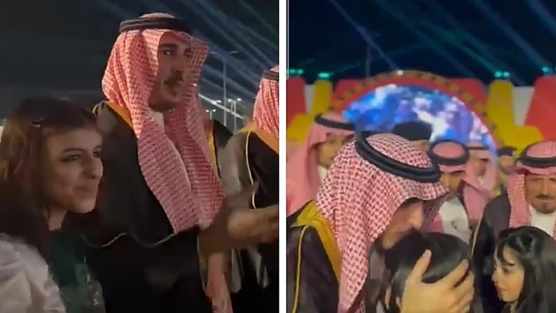 شاهد.. ردة فعل أمير الجوف لطفل قال له:"أحبك يا أمير"