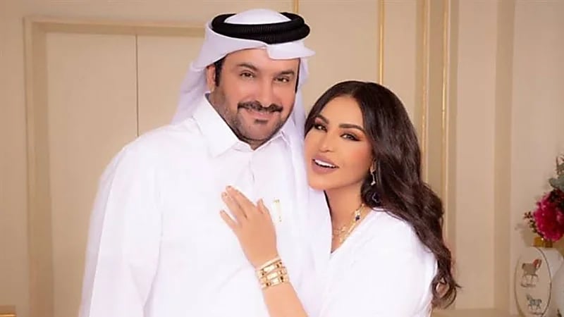 شاهد.. عفوية أحلام مع زوجها مبارك الهاجري 