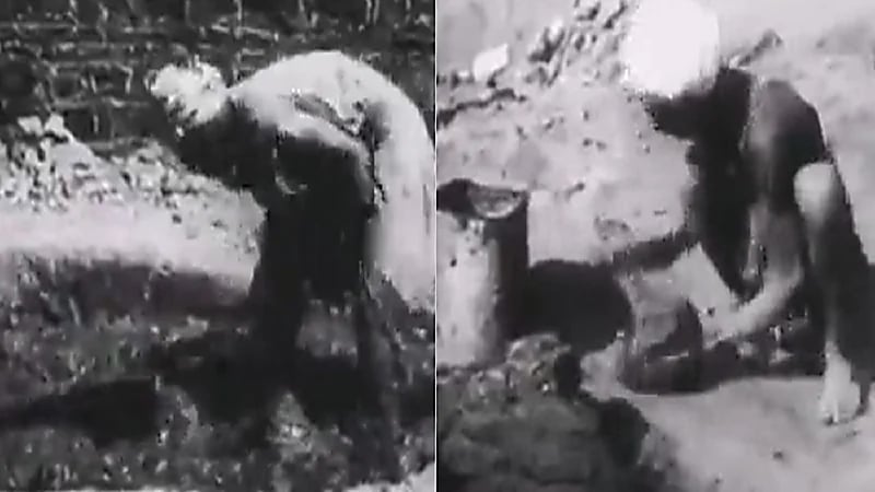 فيديو نادر لعُمال مصريين يصنعون الطوب قبل 90 عاما