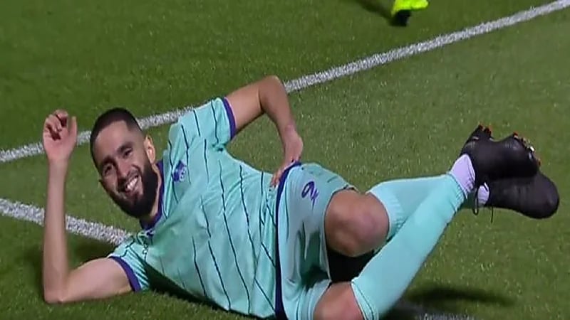 فيديو..احتفالية رياض بودبوز بتربع الأهلي بصدارة دوري يلو