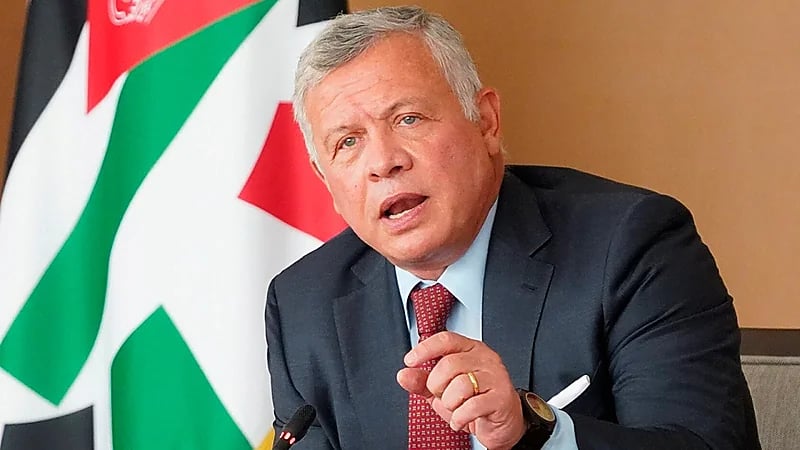 ملك الأردن: السعودية تشهد إصلاح وتطوير برعاية ولي العهد