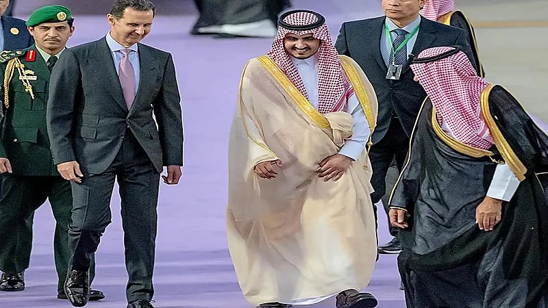 بشار الأسد يصل إلى جدة .. فيديو