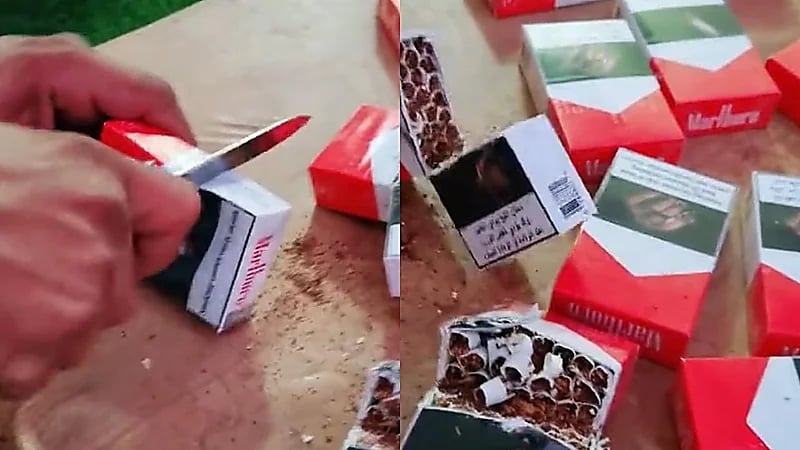 طفل يوثق توبة والده من الدخان بسعادة وينصح الشباب: أبوي كبها لا تدخنون .. فيديو