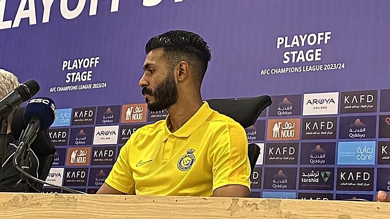محمد آل فتيل يعتذر لجمهور النصر  قبل مباراة شباب الأهلي