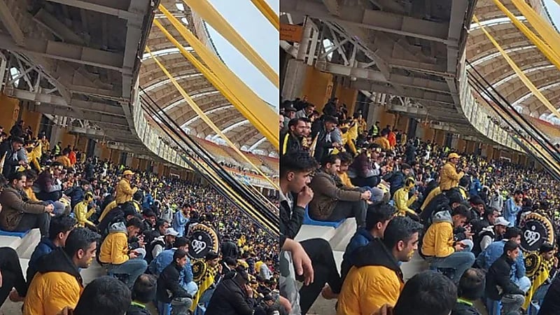 إشتباكات قوية بين جماهير سباهان بعد الخسارة أمام الهلال .. فيديو