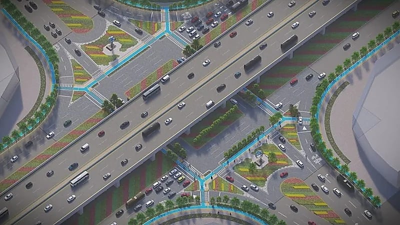 تطوير تقاطع طريق المطار مع طريق الملك عبدالله في المدينة المنورة