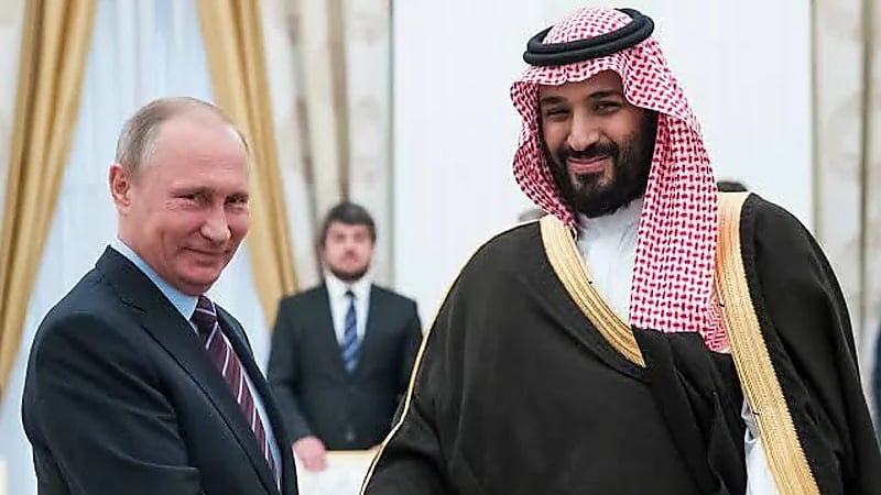 بوتين يشكر ولي العهد  على دور المملكة في تسهيل المحادثات مع واشنطن  ..  فيديو