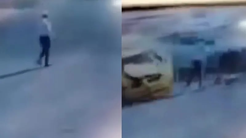 نجاة شرطي مرور من حادث مميت.. فيديو