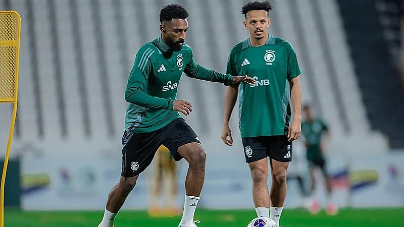 الأخضر يواصل تدريباته استعداداً لمواجهة أستراليا