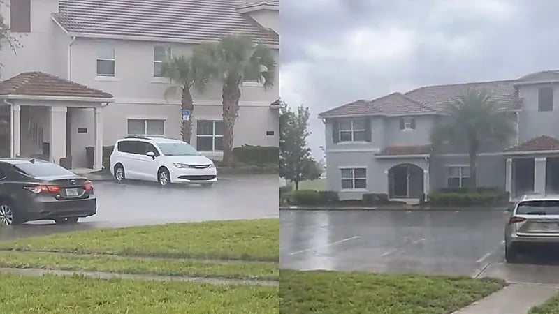 أمطار غزيرة تضرب أورلاندو قبل ساعات من مباراة الهلال .. فيديو