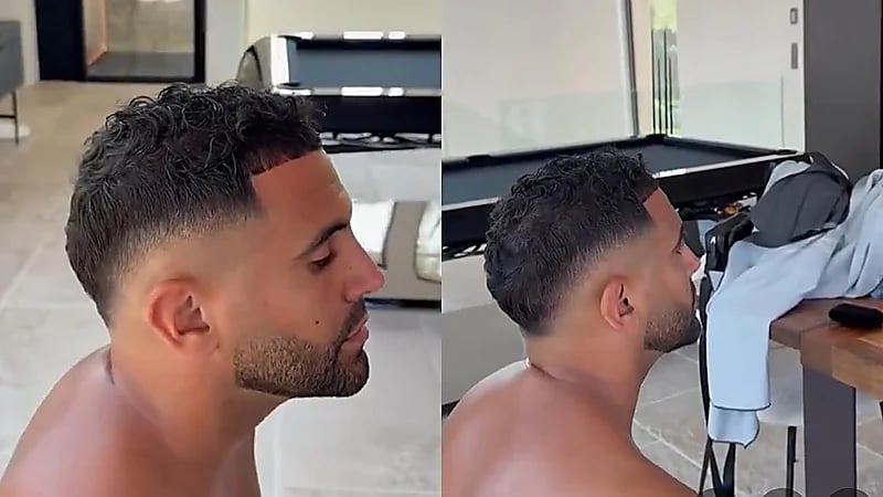 رياض محرز يخطف الأنظار بحلقة رأس جديدة وجماهير الأهلي : 13 حبة سمبوسة