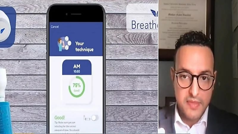 بالفيديو.. قصة طبيب ابتكر تقنية جديدة لتحسين استخدام أدوية مرضى الربو
