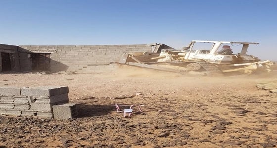 بالصور.. إزالة تعديات بمساحة 3000 متر بالصويدرة