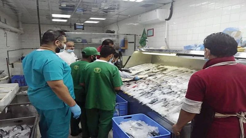 ضبط 3 أطنان من الأسماك الفاسدة خلال حملات بالقطيف