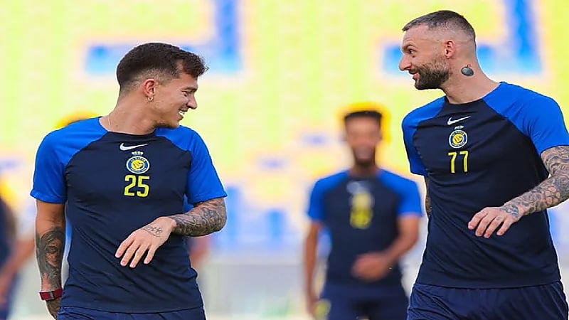 ثنائي النصر على طاولة طرابزون