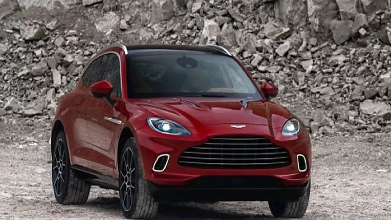 صور تجسسية تكشف عن مواصفات أستون مارتن DBX