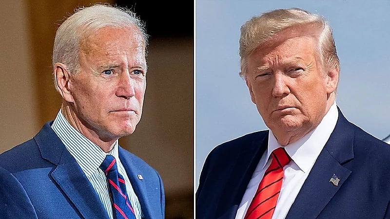 ترامب يهاجم المجرمين الذين عفا عنهم بايدن : اذهبوا إلى الجحيم