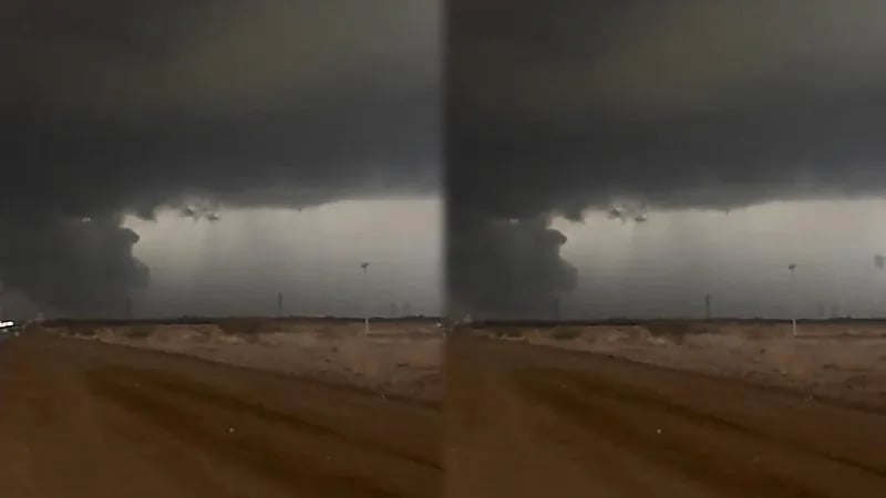 غيوم كثيفة تحول نهار جازان إلى ليل.. فيديو