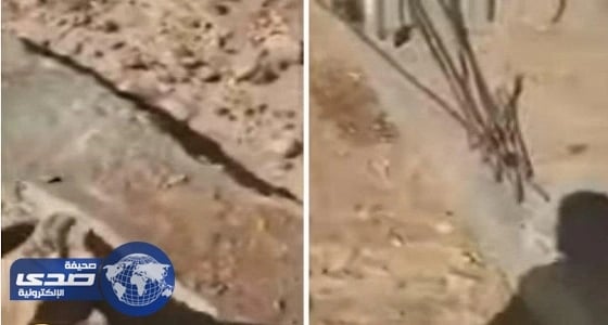 بالفيديو : أخطاء هندسية في بناء تحت الإنشاء تعرض مالكها للخطر