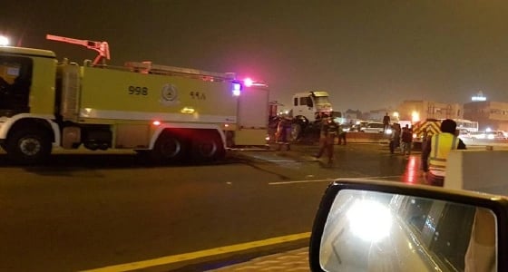 " المرور " يكشف ملابسات حادث وفاة 4 معتمرين بريطانيين برابغ