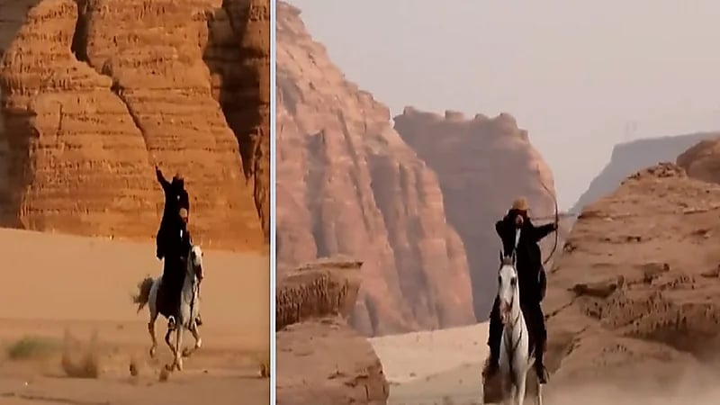 أول فارستين من تبوك ترويان بدايتهما مع ركوب الخيل..فيديو