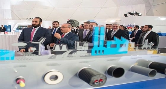 بالصور.. ولي العهد يرعى حفل بدء سابك في وضع التصميم النهائي لمقرها الجديد بهيوستن