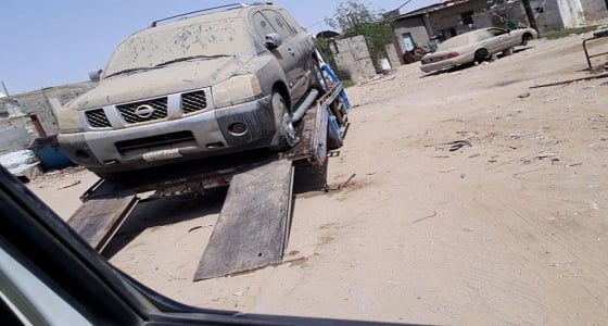 بلدية المظيلف تزيل المركبات المهملة وتتوعد ملاكها