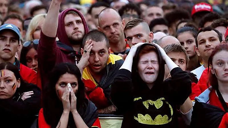 ‎جماهير بلجيكا تطالب برحيل مدرب منتخبهم غريم كورتوا