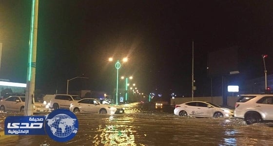 امطار غزيرة على محافظة هروب بجازان
