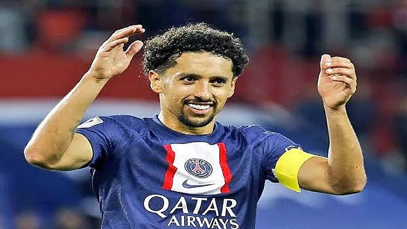 قائد باريس سان جيرمان ماركينيوس على ردار أندية روشن