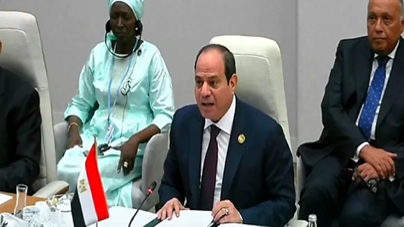 بالفيديو .. السيسي: عقد مبادرة الشرق الأوسط الأخضر في شرم الشيخ فكرة ولي العهد