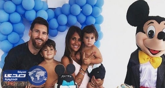 ميسي يحتفل بعيد ميلاد نجله الثاني