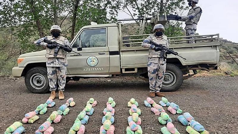 إحباط تهريب 100 كيلو جرامًا من نبات القات المخدر بجازان