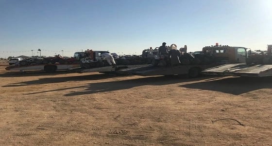 بالصور.. " وطن بلا مخالف " تضبط مشغلي دراجات نارية بالثمامة