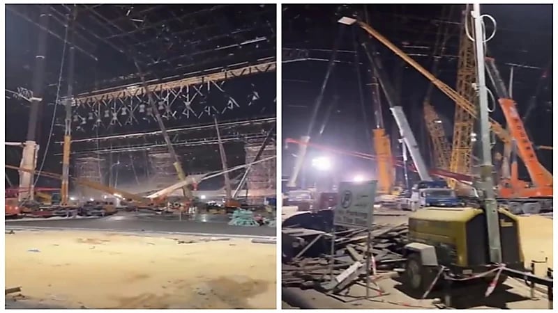 لقطات تكشف آخر التطورات داخل ملعب الهلال kingdom arena .. فيديو