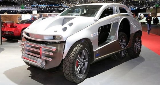 بورشة كايين تتحول للوحش سبارو 4×4+2 في معرض جنيف