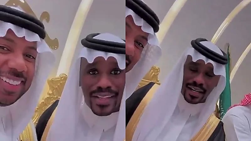 شبح بيشه لنادر النادر في زفافه: عقبال المثنى والثلاث والرباع.. فيديو