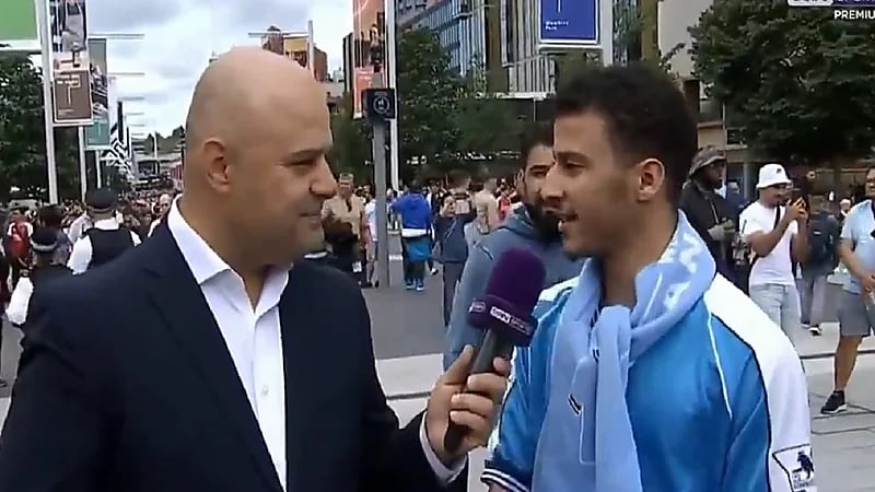 مشجع هلالي : جاي اشوف مستوى هالاند هل يناسب الهلال أو لا .. فيديو