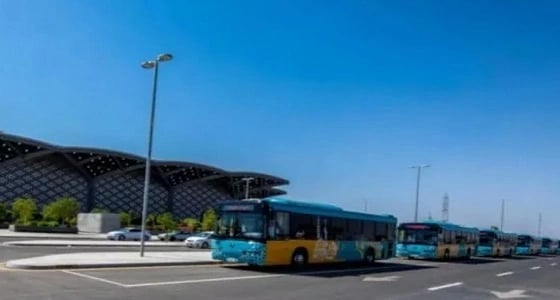 " المدينة " تخصص 10 حافلات لنقل الركاب إلى محطة قطار الحرمين