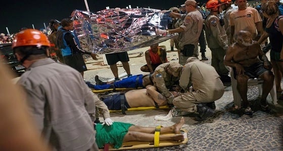 بالصور..مقتل طفلة وإصابة 17 في حادث دهس بالبرازيل عن طريق الخطأ