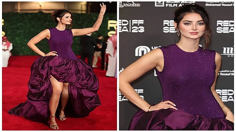 ظهور ساحر لعارضة الأزياء العالمية مهلاقا جابري من مهرجان البحر الأحمر .. فيديو