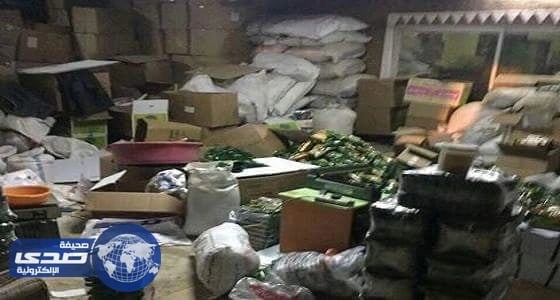بالصور..ضبط 20 طناً من المواد الغذائية الفاسدة في الرياض